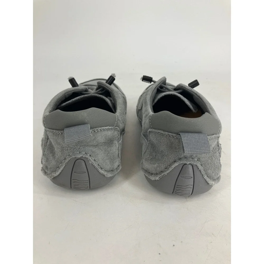 Obeck Suede Walking Shoes unisex  42 Grey Toggle Lace Ergonomic Sole